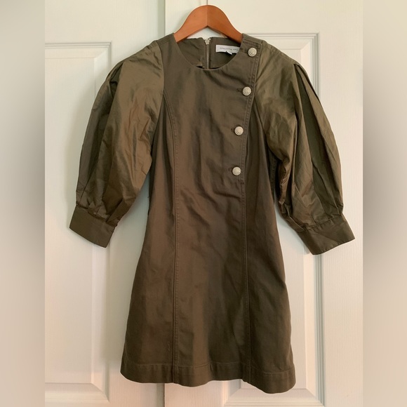 Something Navy Arielle Pearl Button Dress - Picture 2 of 8